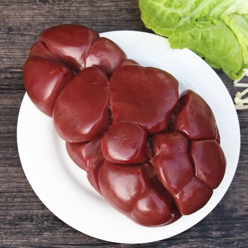 新鲜牛腰子1000g牛内腰 新鲜牛腰花冷冻牛杂生牛腰子