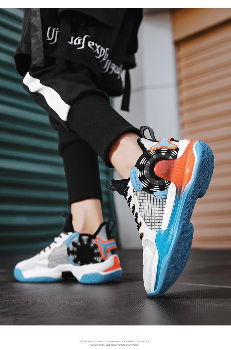 ag3pro阿隆戈登篮球鞋男款三代秋季白彩虹儿童运动实战回弹低帮球鞋