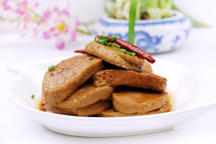 晨臻 大额肴油炸素鸡片2斤约20片 豆腐干豆制品麻辣.