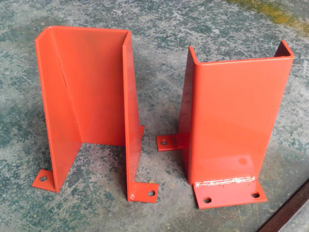 货架防撞护角 3mm护脚 5mm加厚防撞护角货架立柱底脚防护 l型直角款