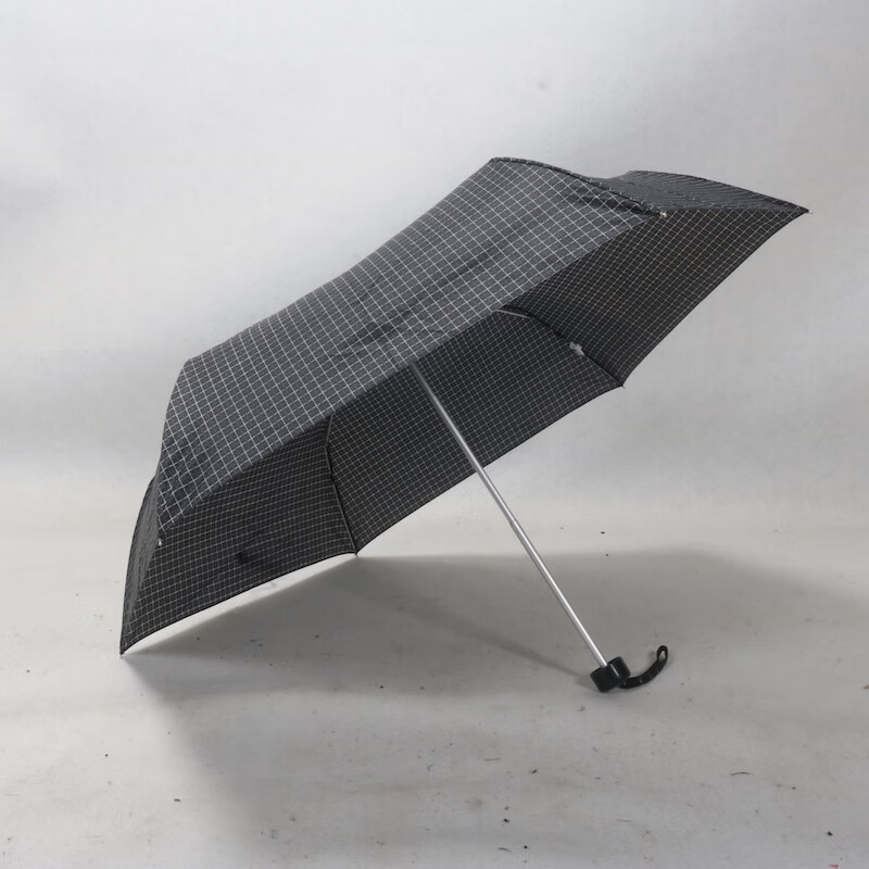 格纹雨伞折叠幕府方形格纹适合男的用轻量折叠伞jupa日本制伞协会认证