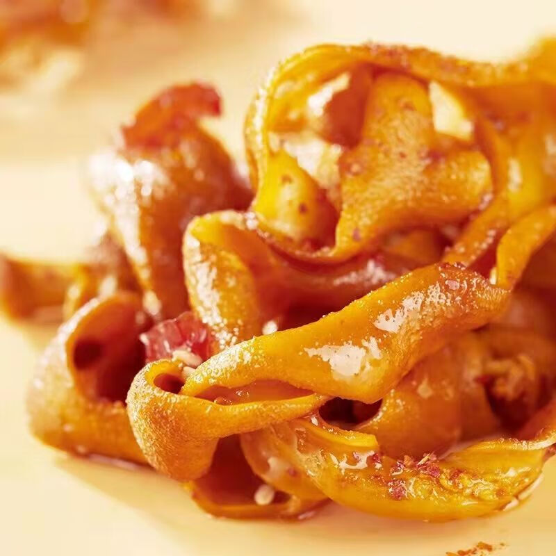 秘卤鸭肠鱿鱼脆骨香辣黑鸭味即食零食小吃特辣特产卤味熟食 鸭肠黑鸭