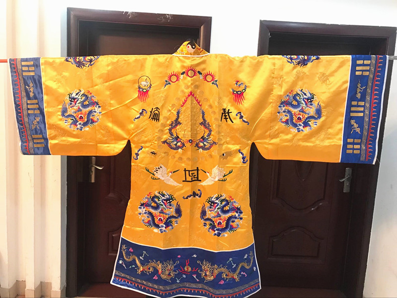 正一道袍法衣 道教高功五雷衣 道教服装 五龙衣 小袖降衣道教用品
