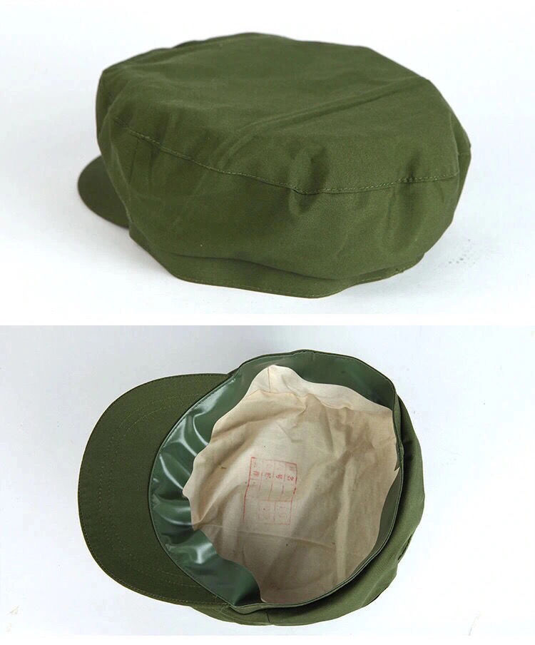 zunchang 65式解放帽的确良老军帽五角星帽拍摄演出老兵聚会平顶帽