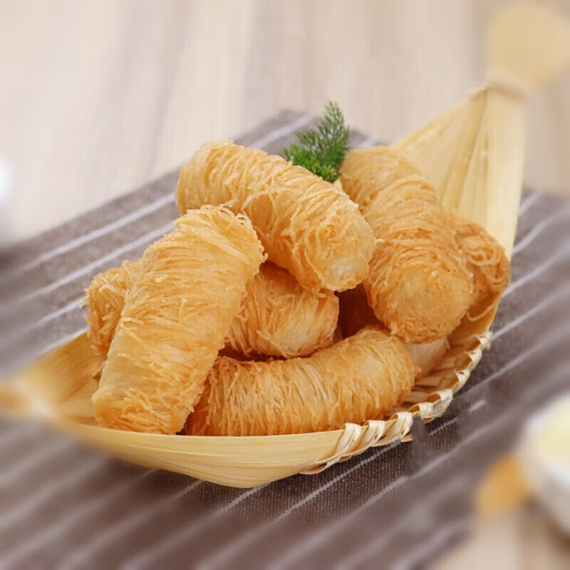 金丝榴莲酥油炸榴莲酥半成品西餐奶茶冷冻榴莲酥10个250g整箱12袋