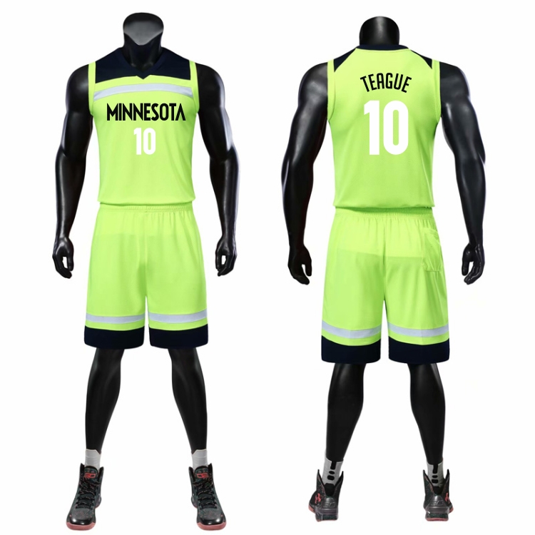 套装1号安东尼爱德华兹球衣威金斯可印号23号巴特勒绿色套装l155165cm