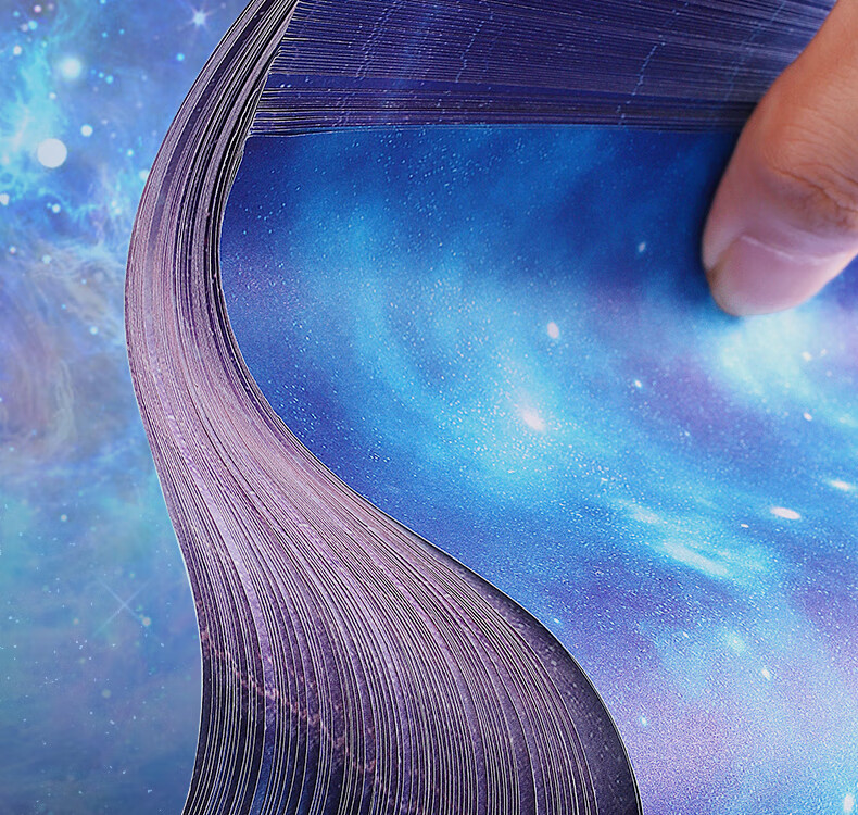 星空纸双面 星空纸折纸千纸鹤彩色卡纸厚手工纸幼儿园儿童小学生正