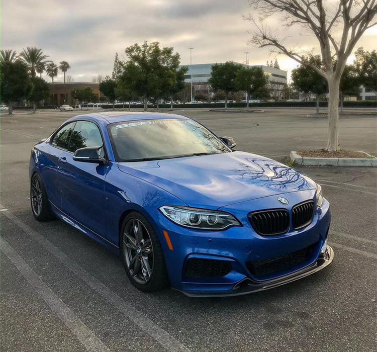 适用于f22f23宝马2系m235 220i改装碳纤维小包围前唇侧裙后唇尾翼 mp