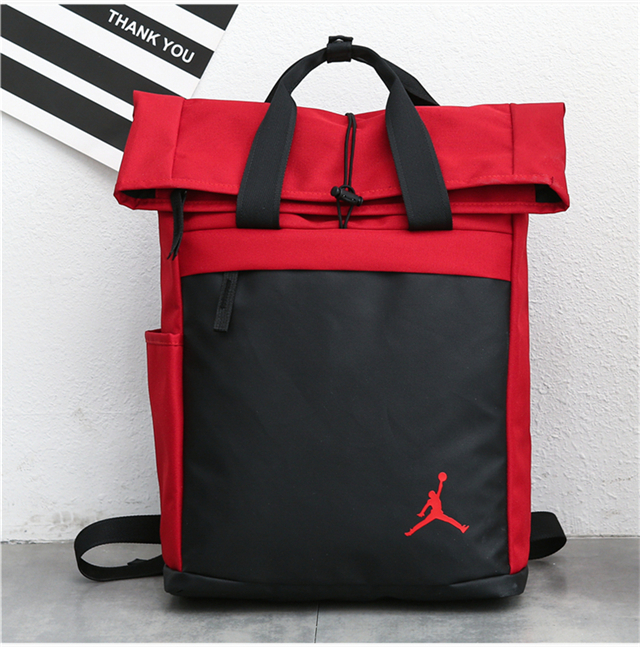 jordan乔丹aj熊猫双肩包飞人户外运动背包男女学生书包学院风电脑包