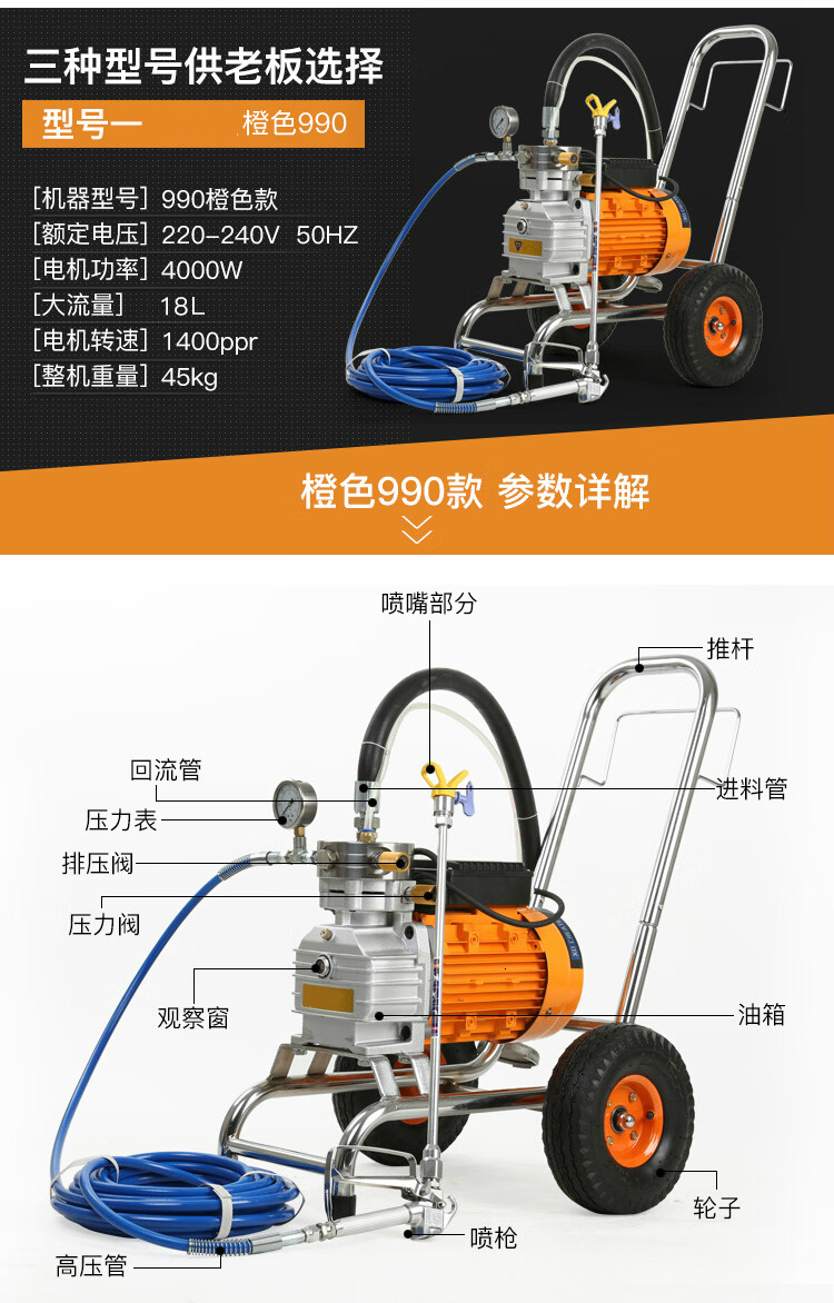 喷漆泵使用方法图解图片