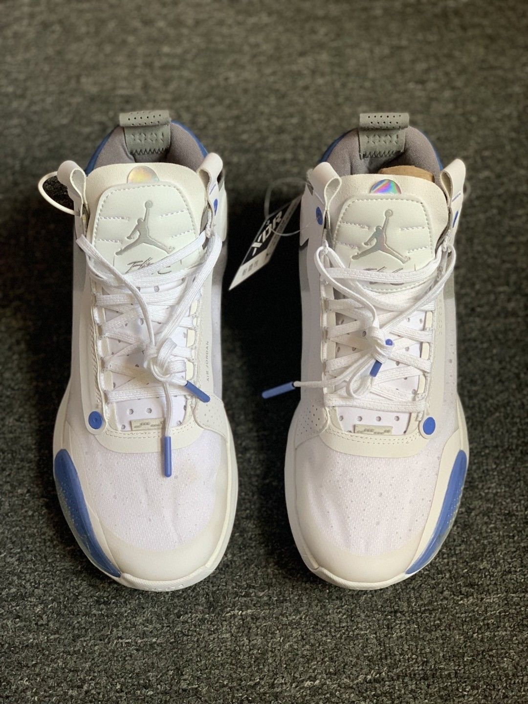 原装真气垫 男女透气实战球鞋 北卡蓝aj34 41【图片 价格 品牌 报价】