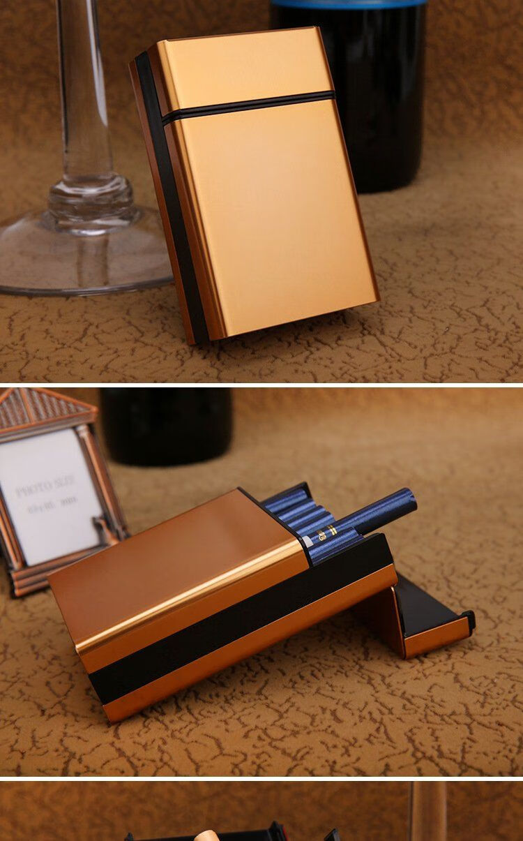 碧蓝仕软包烟盒20支装男士自动弹盖香菸盒便携滑盖烟包个性创意礼品07