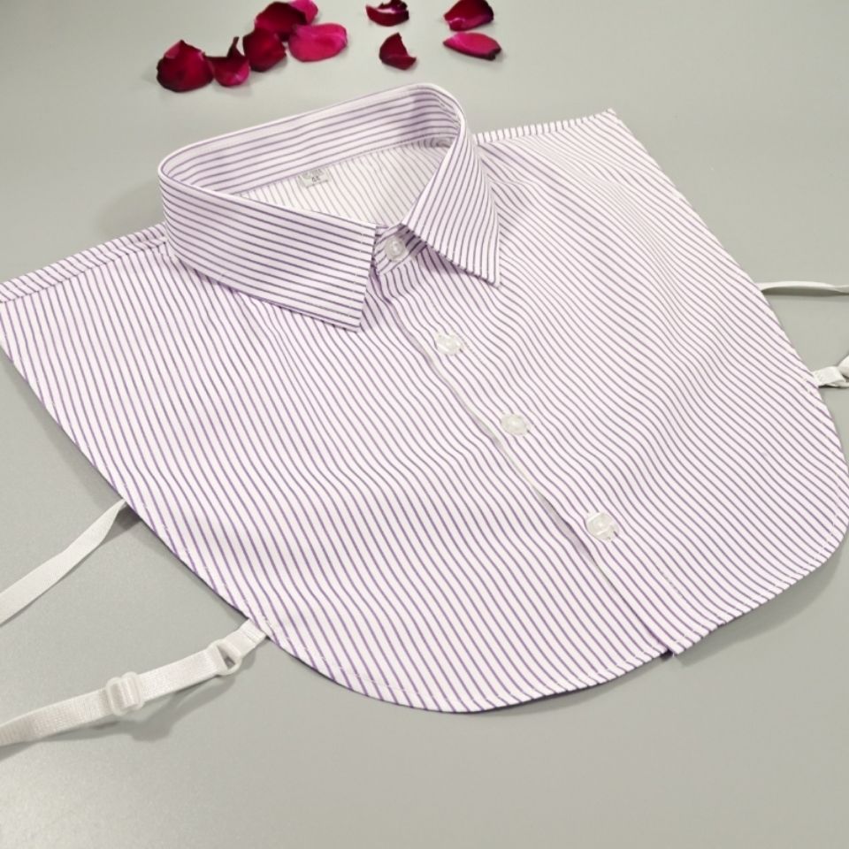 假领子男男装衬衣领装饰假领子衬衫条纹西装领百搭春秋冬季工作男士假