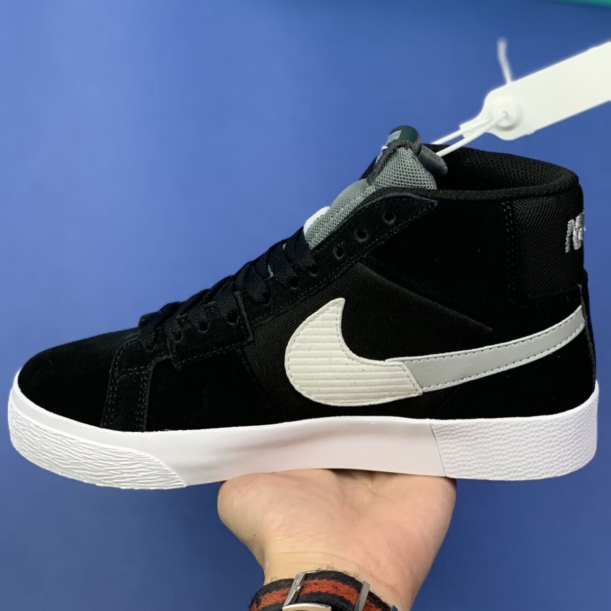 祈珏联名aj莆田纯原高版本sb blazer mid解构开拓者灯芯拼色断钩休闲