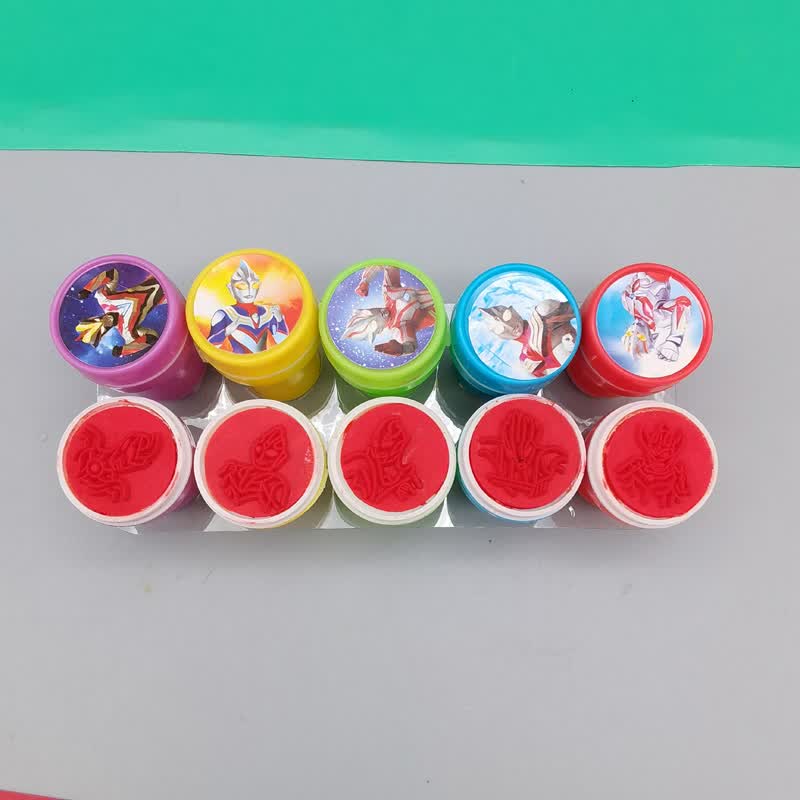 奥特曼宇宙超人奥特战士印章盖章卡通可爱创意趣味奖励图章幼儿园小