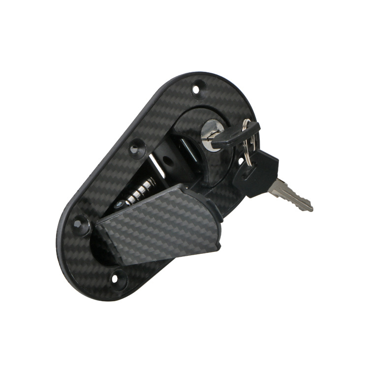 d1-spec赛车汽车改装引擎盖车头盖发动机隐形机盖锁碳纤通用 带锁