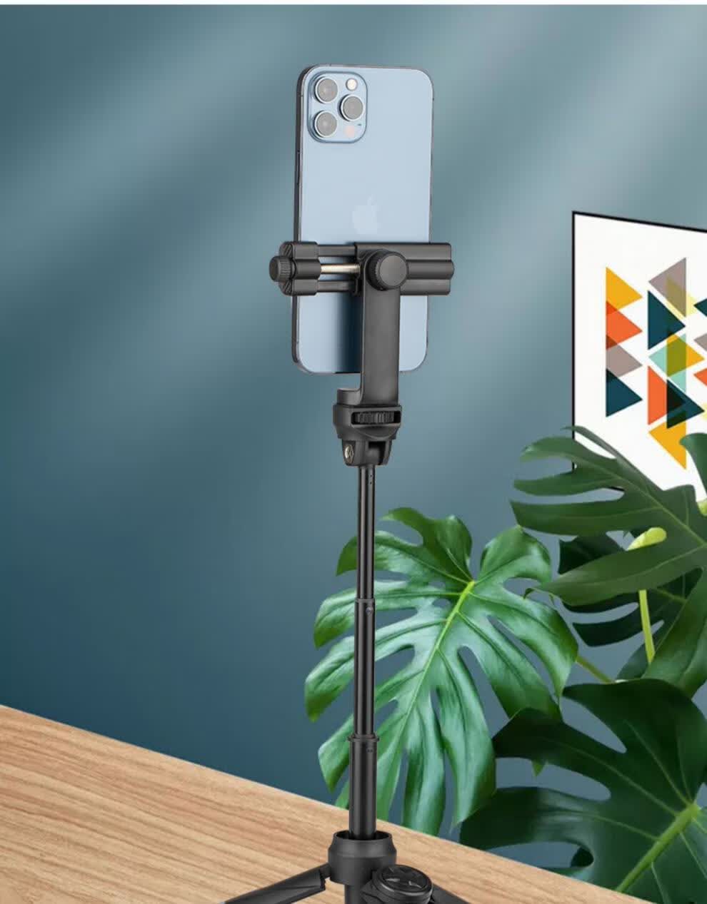 夹子直播三角支架八爪鱼三脚架云台万向自拍杆补光灯拍照视频转接配件