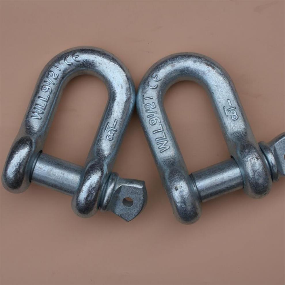 美式模锻卸扣g210起重卸扣45吨直型卸扣d型卸扣u型卸扣 55t【图片