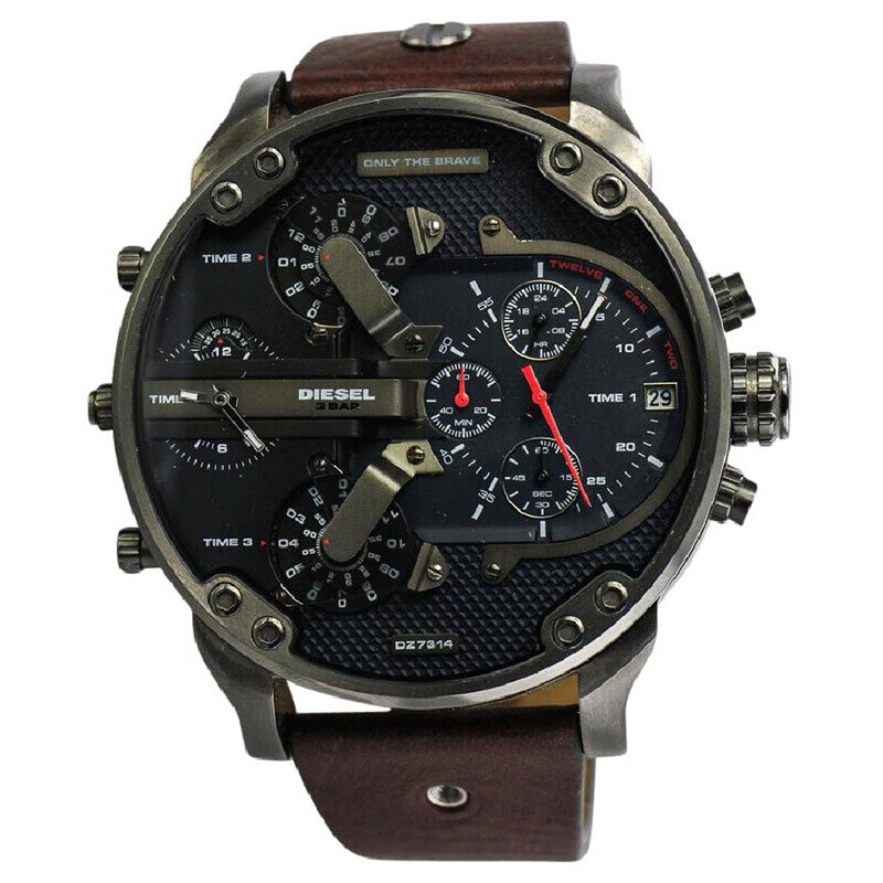 0系列多时区大表盘计时石英手表时尚休闲 dz7395 偏光【图片 价格