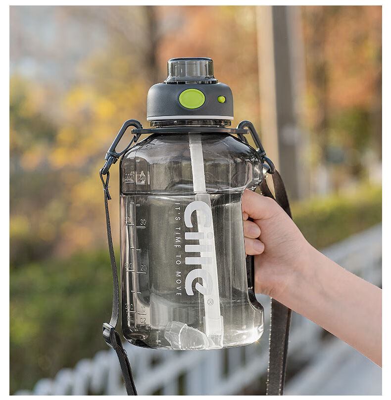 1600毫升超级大水杯健身水桶军用水壶希乐大容量水杯男运动水壶健身