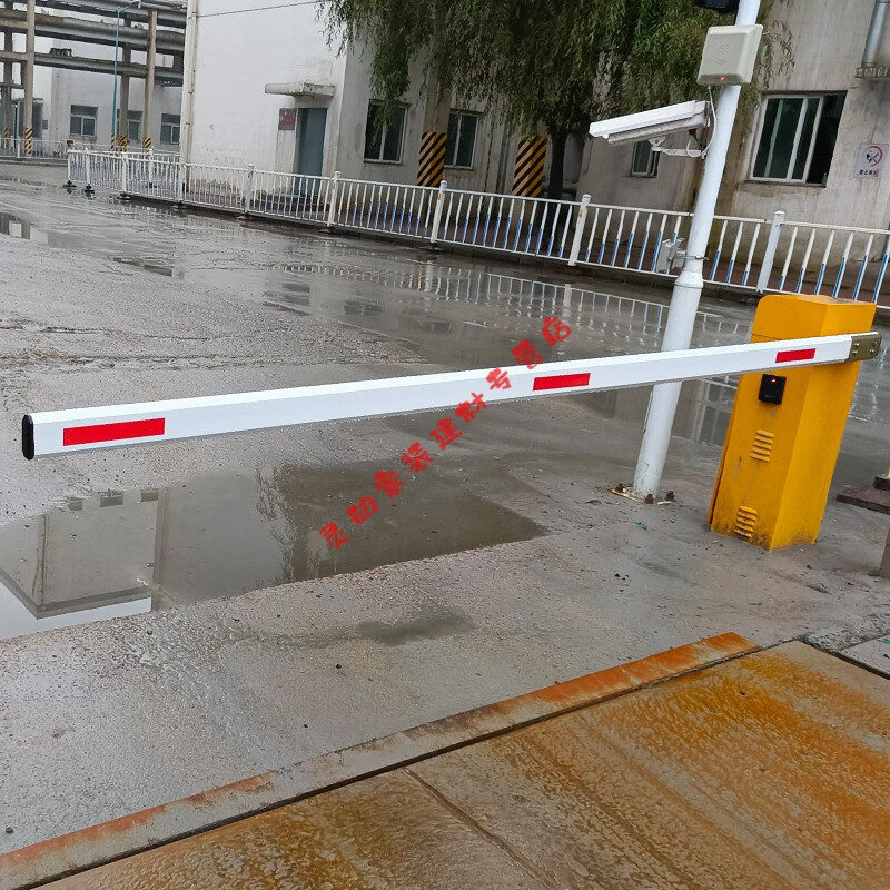 门岗升降杆停车场收费起落道闸杆直杆通用铝合金智能汽车升降栏杆门岗