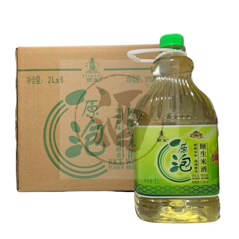 南通特产海门金奖颐生酒颐生米酒度2升6瓶颐生原泡米酒原酿型