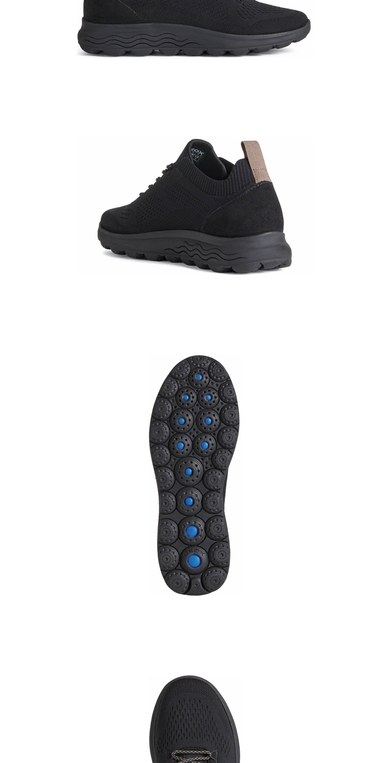 geox杰欧适女鞋2021秋季spherica系列网眼轻便系带休闲时尚运动小白鞋