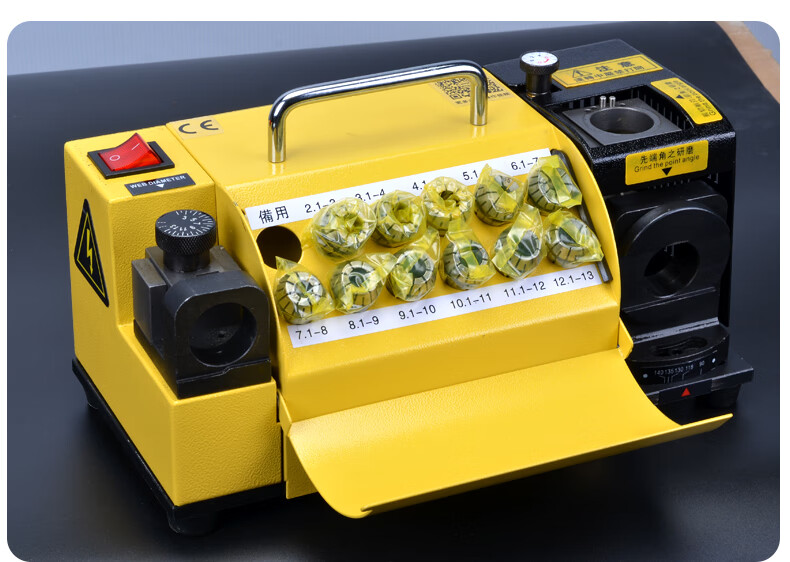 钻头研磨机磨刀机磨钻头神器专业工具打磨机全自动小型 mr-13b调节后