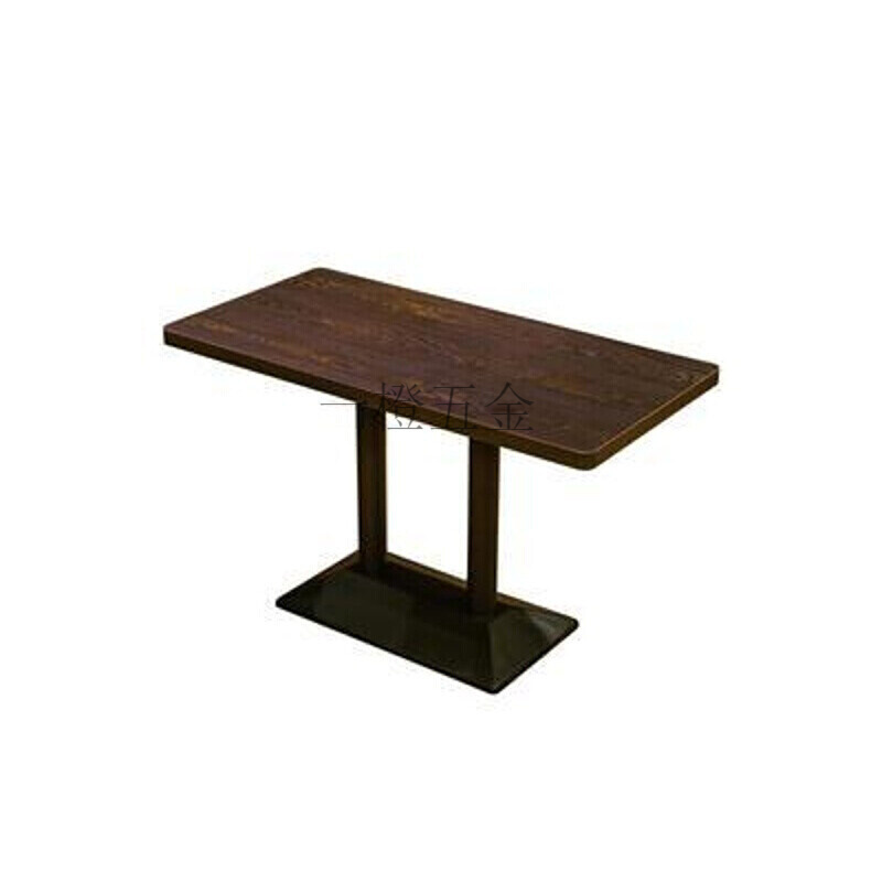 咖啡厅西餐厅甜品奶茶店酒吧休闲网咖双人桌椅卡座组合 120*60长桌