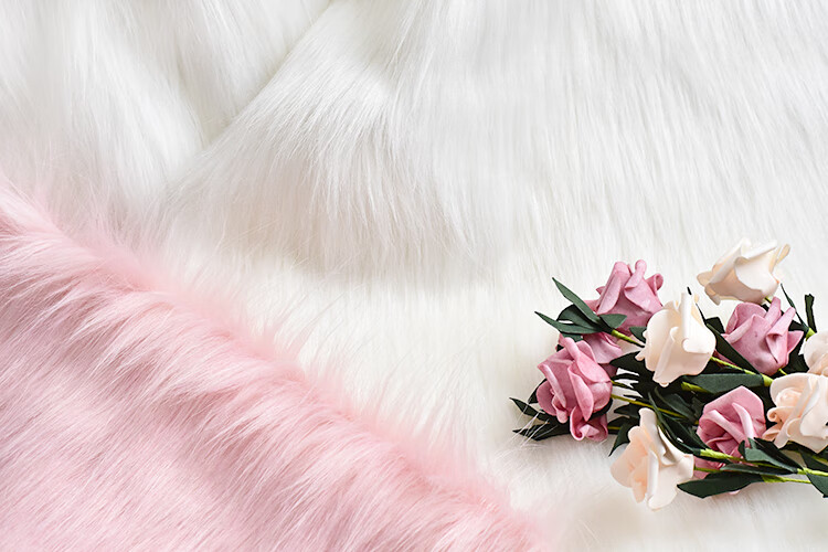 千茵阁 长毛绒拍照背景布直播装饰背景ins首饰美甲柜台毛毯绒布摄影