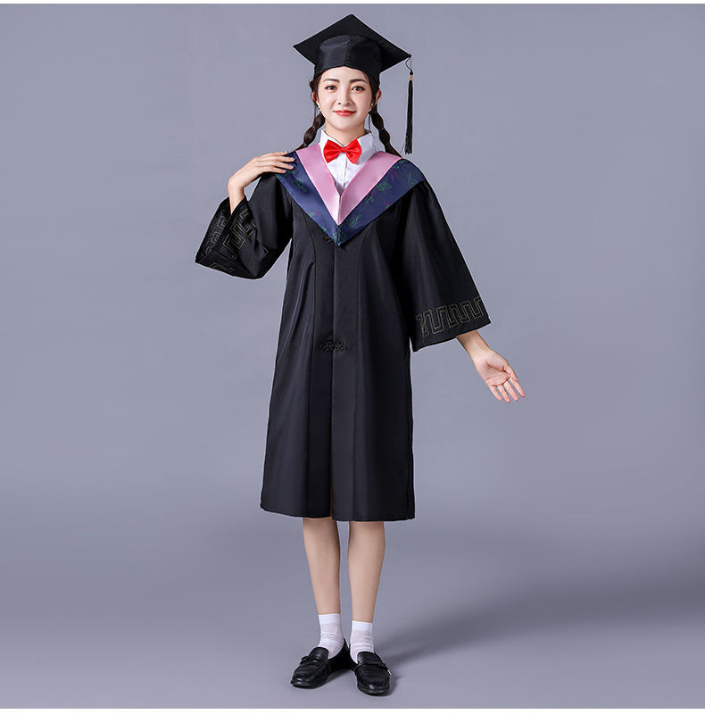 文科学士服学士帽学士学位服垂布毕业礼服硕博士导师装业典礼服装