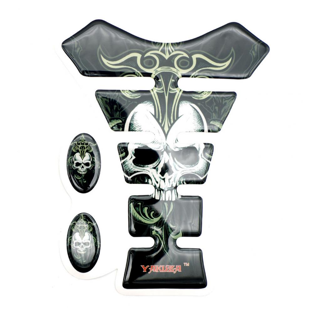 摩托车贴纸通用油箱贴炫酷印花贴装饰油箱鱼骨贴防水防晒进口滴胶