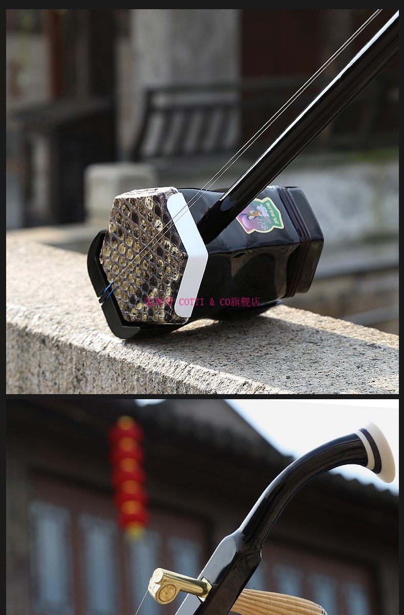 二胡乐器初学上海机械轴铜轸大音量入门考级 套餐1:机械轸标配 赠品大