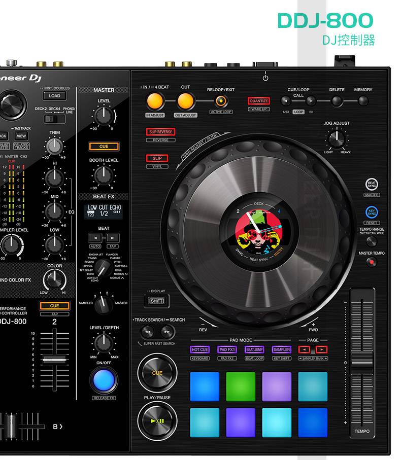 pioneer dj 先锋ddj1000 ddj1000srt ddj800 一体控制器d宓蝶 【预售