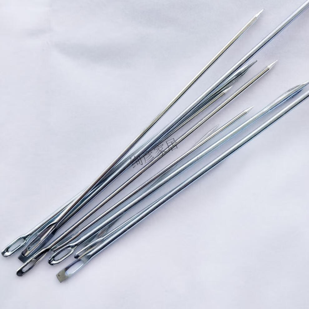 针编织袋大针缝麻袋针加粗缝包针封包穿线粗针大孔长22cm5根粗打包针