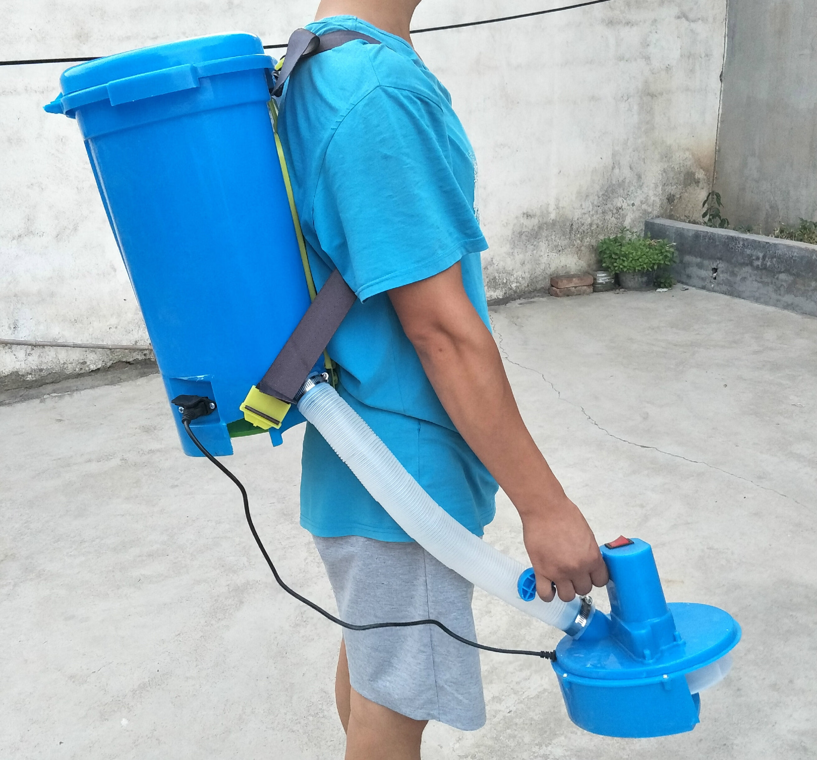 全自动撒肥料神器电动施肥器农用背负式12v机放肥料化肥播种投饵 智能