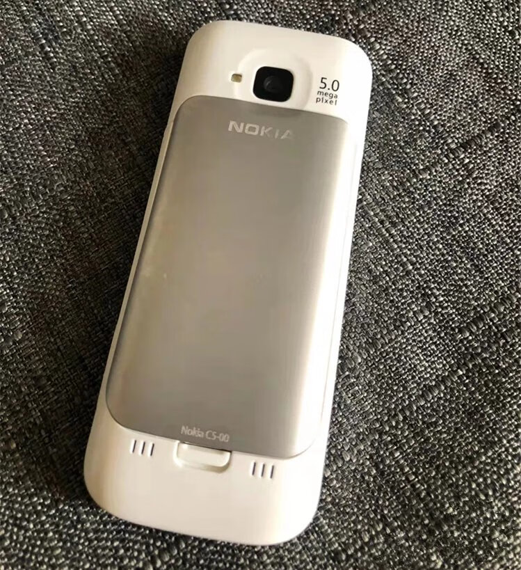 诺基亚c5-00i直板按键支持移动联通4g卡老年人手机学生机小手机 黑色