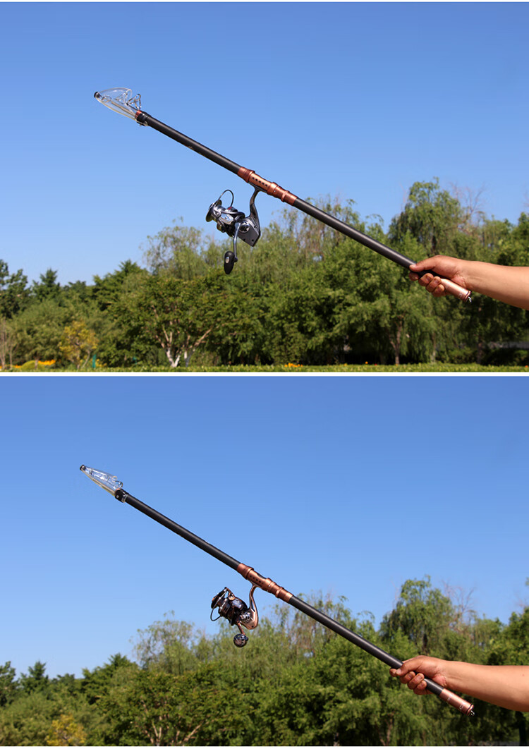 锚鱼竿远投竿超轻超硬钩鱼竿套装锚鱼专用竿全套锚杆巨物鱼杆 3.