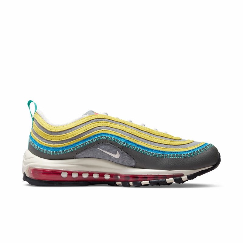 nike耐克airmax97男子子彈頭氣墊跑步鞋dh1085綠白子彈dh0271100425