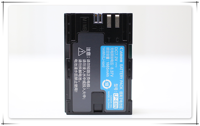 佳能lpe6n原装电池5d45d25d36d6d260d7d270d80d单反相机