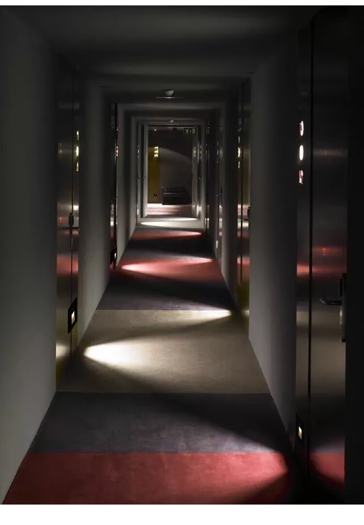 欧普侍人体感应小夜灯86型嵌入式led过道拐角灯踏步台阶走廊楼梯防水