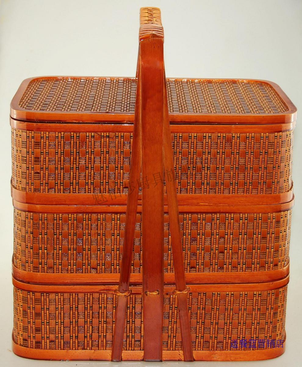 创意食盒提篮 多层 中式 酒店餐盒手提大容量食盒提篮多层中式大容量