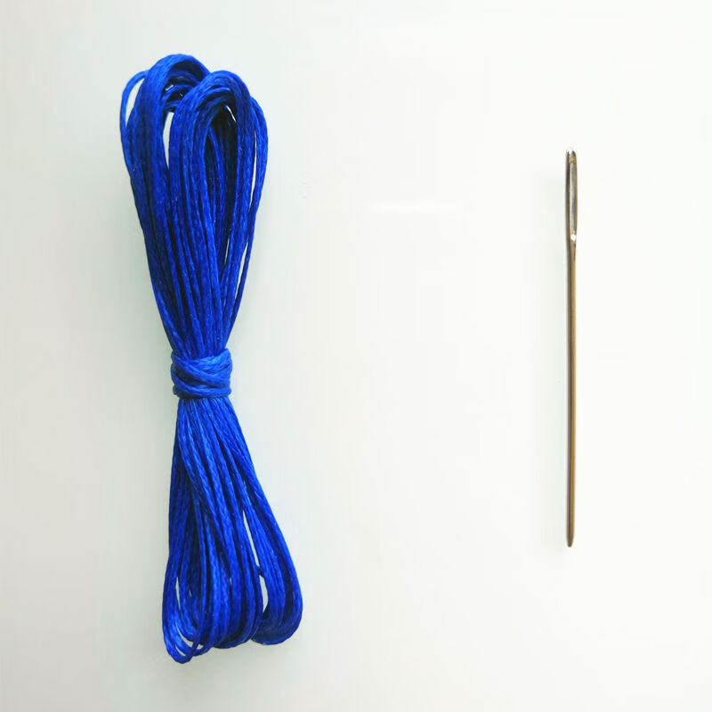 手缝针手缝线手缝方向盘套线手缝把套汽车方向套专用针线蜡线咖啡色