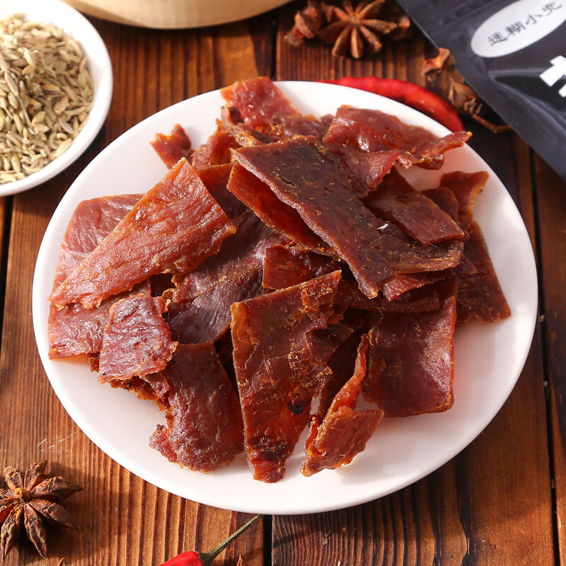 靖江猪肉脯边角料 散装1斤5斤猪肉铺猪肉干边角料手撕碎副片小吃零食