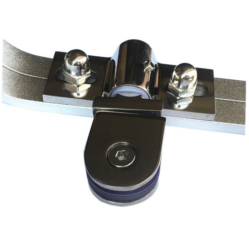 苏弘适用淋浴房天合页玻璃门配件上下转轴不锈钢门合页浴室旋转门轴夹