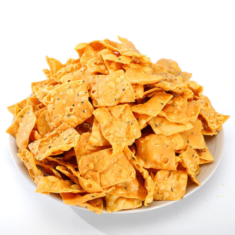 焦叶子安徽河南特产手工麻叶子蕉叶子饼干油炸零食儿时