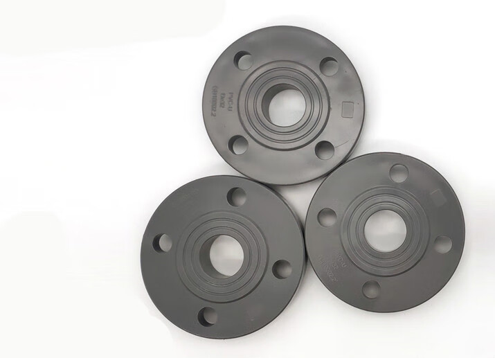 pvc法兰upvc塑料法兰接头单片式化工管件法兰盘适配器 de50【图片 价