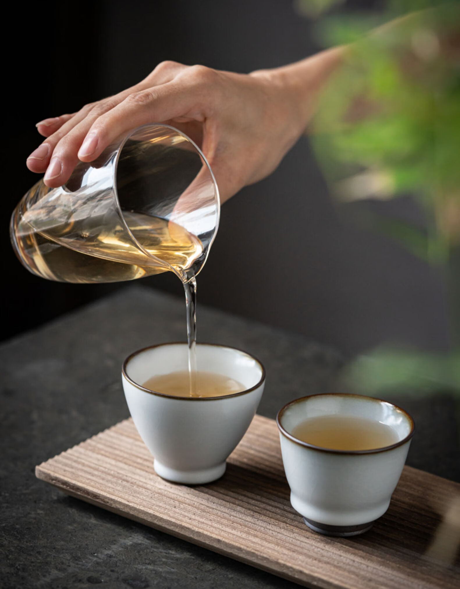 知南 冰裂纹汝窑主人杯男单杯高档建盏功夫茶杯高端喝茶碗个人专用 月