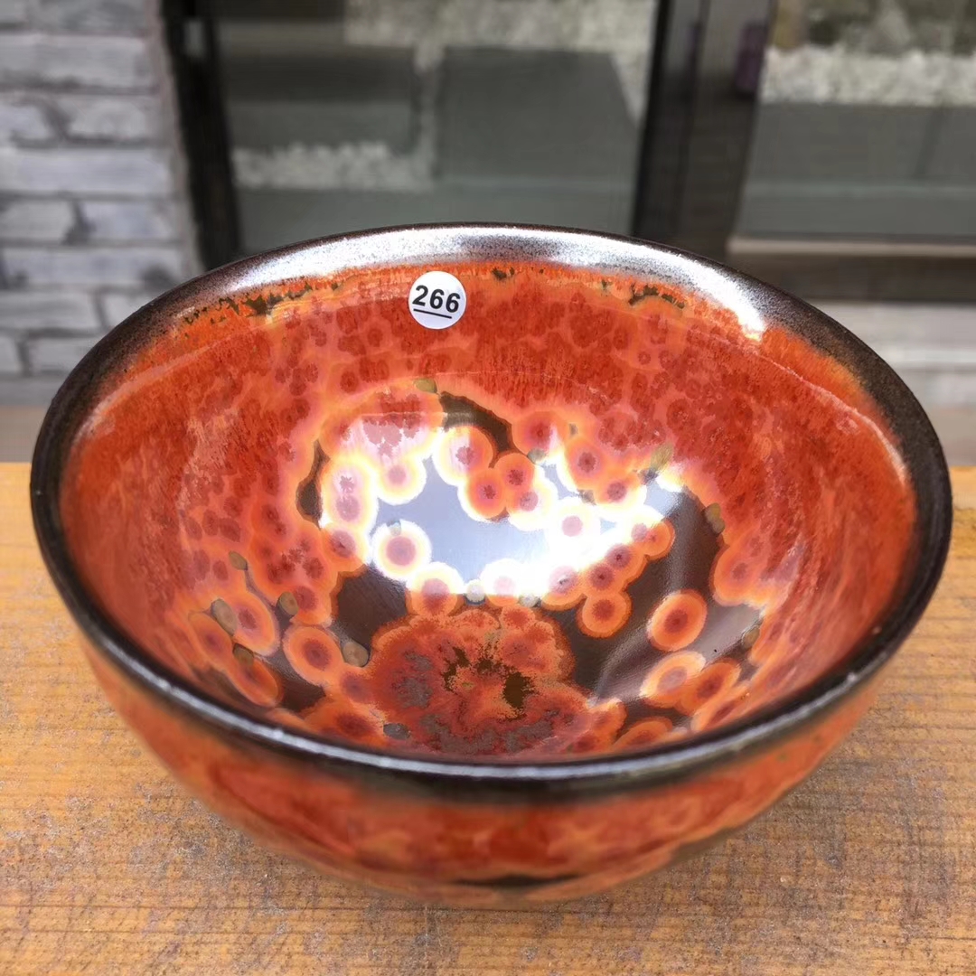 eojq建盏火凤凰高档个人专用主人杯蔡炳盛大师级茶杯盏杯茶具建阳建窑