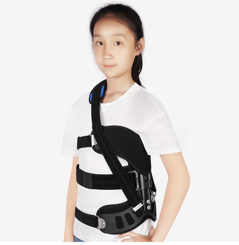 脊柱矫正器纠正腰椎侧弯高低肩固定儿童脊椎背部矫形支具 身高170-189